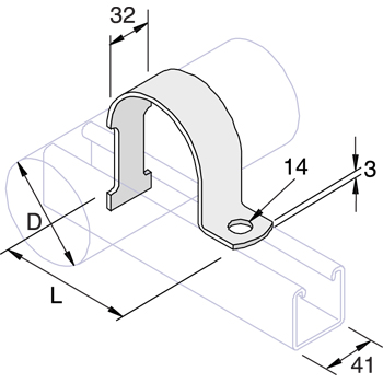 Haakbeugel DN100  114,1 mm RVS A4 detail 2