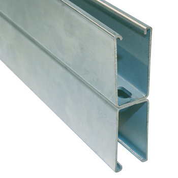 Dubbele montagerail 41/82(164)/2,5 L=6m HCB